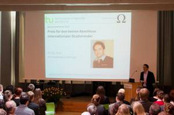 Ehrung bester Abschluss eines internationalen Studierenden